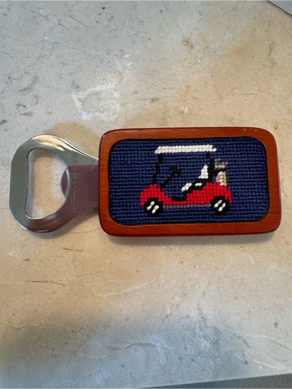 SMATHERS & BRANSON Golf Cart Bottle Opener (Classic Navy)